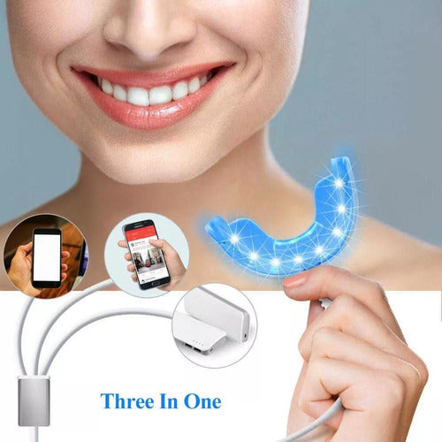 White Professional UV Teeth Whitening Treatment + Glasses + Pencil 3