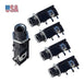 5 x 6.35 mm Mono Female Speaker Connector Jack Audio 0