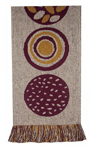 Huitrú Camino De Mesa Chenille Modelo Círculos (1,60 X 0,36cm) 1