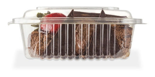 Disposable Plastic Trays 102 with Hinged Lid (x 50 Units) 4
