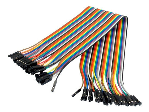 Cables Para Protoboard Hembra-hembra 20cm 40unidades 0