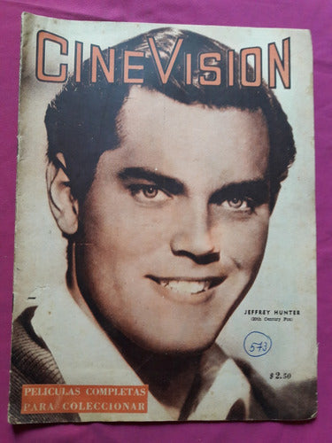 Revista Cine Visión Nº 573 Portada Jeffrey Hunter - Pelicula 0