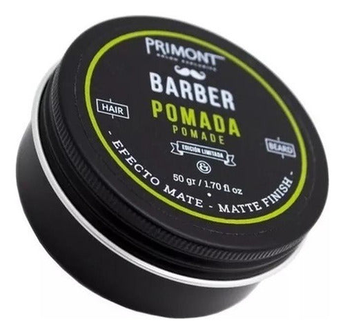 Kit Cuidado Barber Pomada Mas Serum Primont Y Navajin C/filo 1