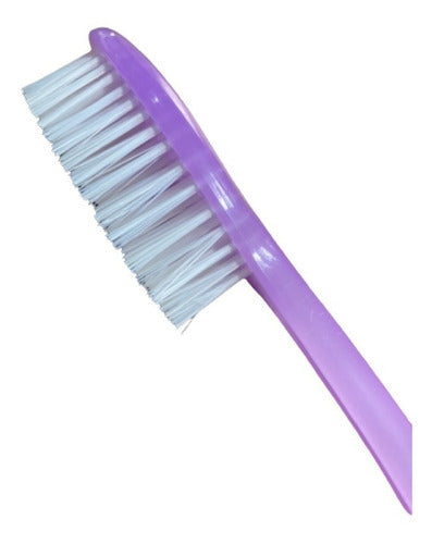 Back Brush for Shower with Plastic Handle. Pack of 12 Units 1