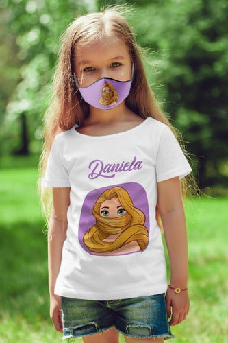 13 Girls' Disney Princess T-Shirt Designs + Sublimation Masks Pack 0