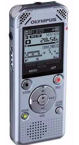 Olympus WS-801 USB Voice Recorder - 514 HRS - 2GB - SILVER 0