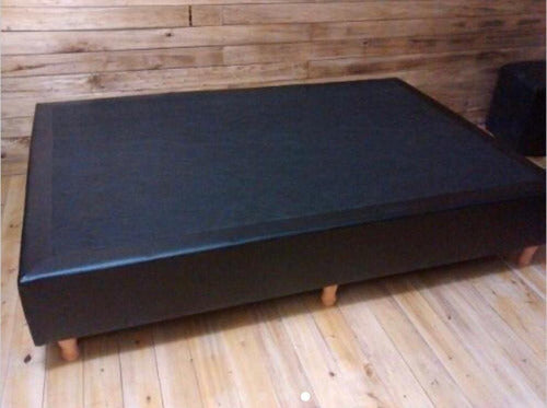 7 x 7 Tienda Eco Leather Bed Base 200 x 200 in 2 Bases 1