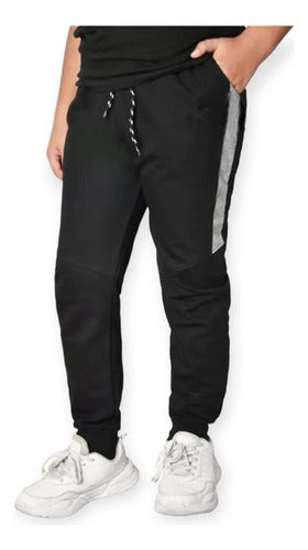 Kids' Solid and Combined Cotton Jogger Pants 0