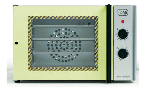 Horno Electrico De Mesa 4 Bandejas Anodilar 39 Litros Verde 1