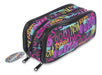 Talbot Three Zipper Street Art Pencil Case 3