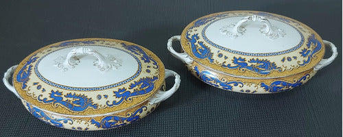 Set X 2 Soperas Porcelana Inglesa Ming 0