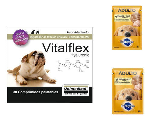 Vitalflex 30 Comprimidos (1 Caja) + Salsas 0