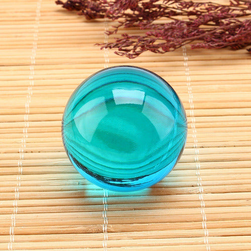 Bola De Cura De Cristal De Quartzo Azul Real Natural Rara As 5