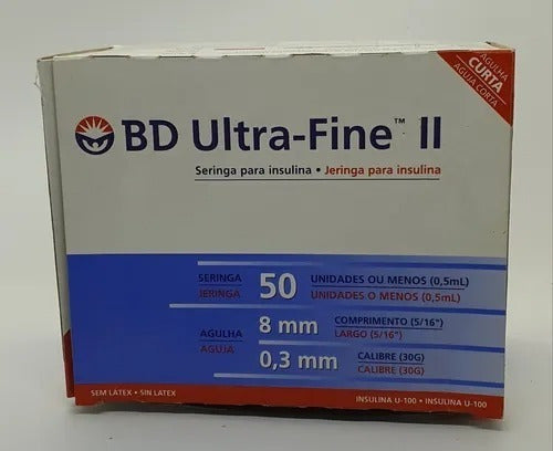 BD Ultra-Fine Syringes 0.5ml x 6mm Caliber 31g x 100 1