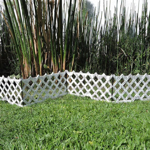 Plastic Garden Fence 2m x 25cm High UV Filter Aquaflex 1