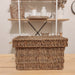 New Deco Store Small Rectangular Seagrass Basket with Lid 4