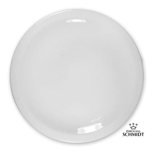 Schmidt White Porcelain Flat Plate 24 Cm 1