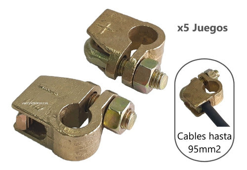 T.R. 5 Battery Terminal Sets for Super Fuel-Efficient Trucks, Diesel 0