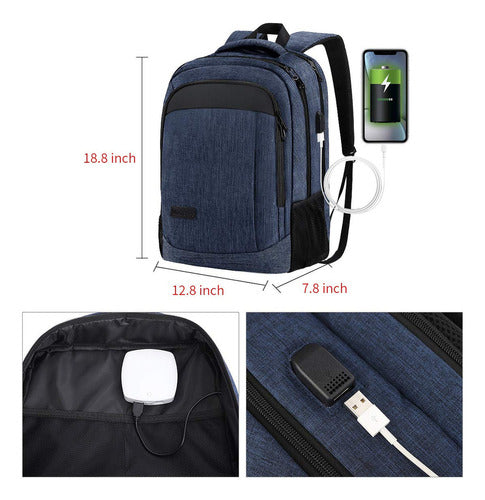 Monsdle Mochila De Viaje Para Laptop, Antirrobo, Resistente 2