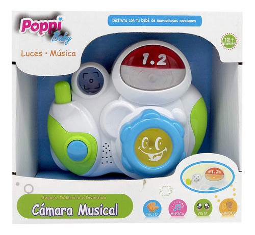 Camara De Fotos Primera Infancia Con Luz Y Sonido Poppi 6750 4