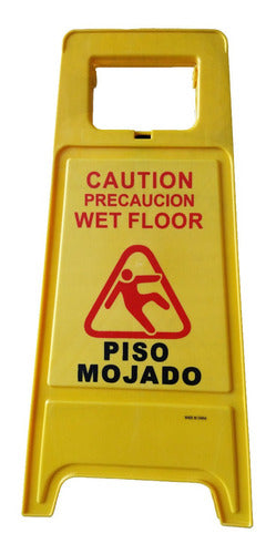 Cartel Carpa Señalizacion Plastico Piso Mojado 1