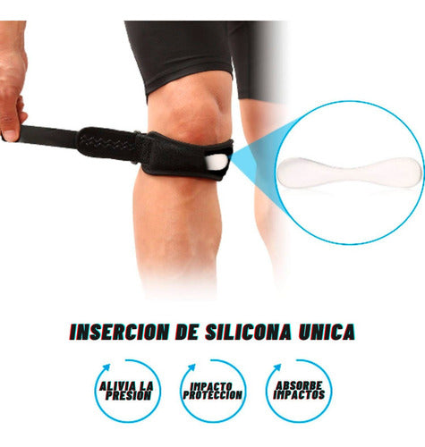 Pack Knee Brace Sports Neoprene Adjustable Elastic Meniscal Strap 1