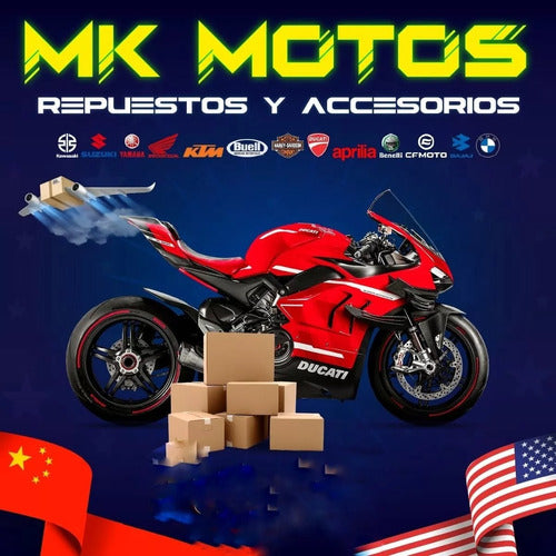 MK MOTOS Complete Transmission Kit for Kawasaki Ninja 650R Did 1