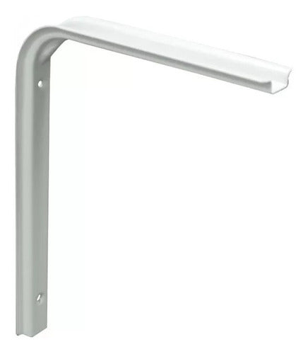 Mensula Bracket Soporte Estante 150x 200 Mm Blanca X 4 U 1