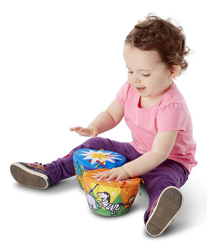 Bateria De Bongo Infantil Melissa Amp Doug Ks Instrumento Mu 2