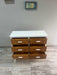 Solid Pine Wood 6-Drawer Dresser Chifforobe 1.00 2