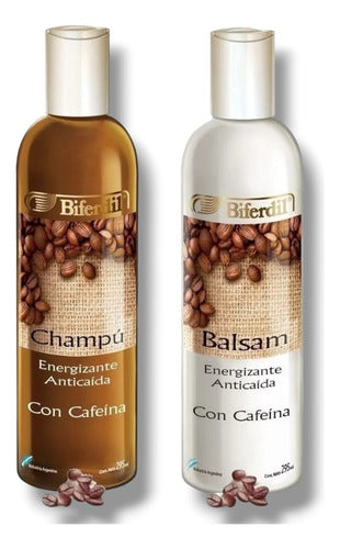 Biferdil Kit Shampoo Y Enjuague X295 Cafeina Anticaida 0