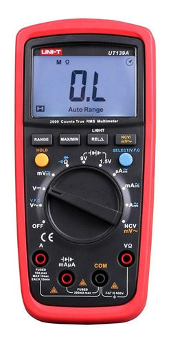 Uni-T Combo Multimeter UT139A + Clamp Meter UT203+ 2