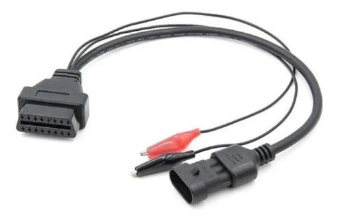 Adaptador Fiat 3 Pines A 16 Pines (obd2) Para Scanner 0