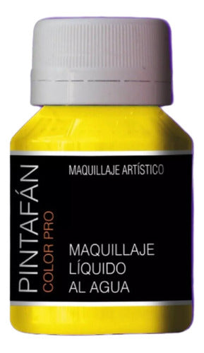 Maquillaje Liquido Brillante Amarillo 50ml Pintafan  Lfme 0