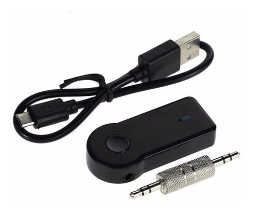 Genérica Receptor De Audio Bluetooth Auto Microfono Manos Libres 0