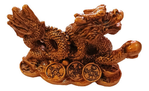 Dragon Feng Shui Figure with Prosperity Coins 1