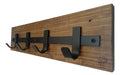 Industrial Style Iron Coat Rack 60cm 4 Hooks 0