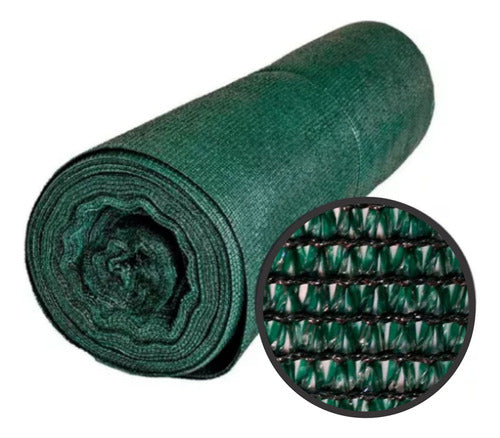 Out Media Sombra 80% Verde Rollo 2 X 50 Reforzada Cubre Cerco 4