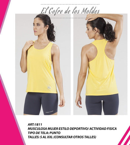 Molde Digital Musculosa Estilo Deportivo Talles S A Xxl 1