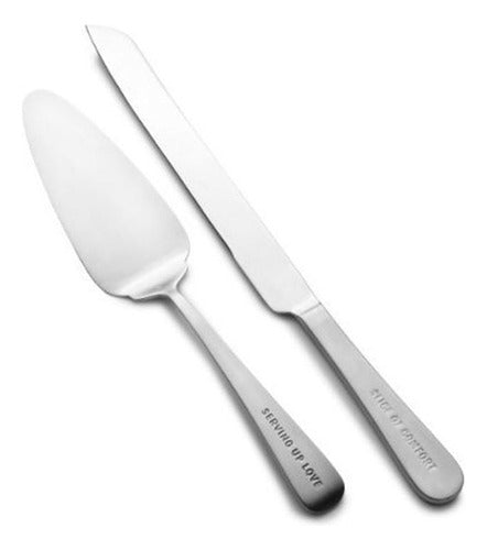 Towle Living 5126661 Express 2-Piece Dessert Cake Server Set 0