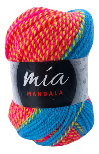 MIA Mandala Variegated Yarn - 5 Skeins of 100g Each 98