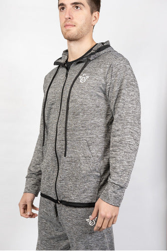 SmartBee Campera Deportiva Gris Topo 1