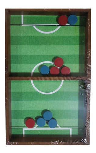 Juego Mesa Futbolín Madera Ruestes Casa Valente 1