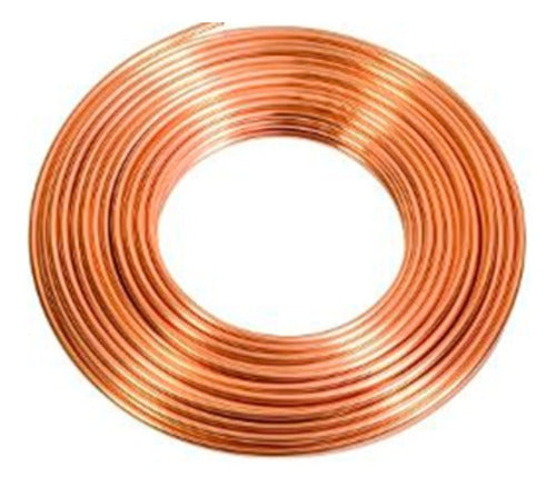 Eluma Pack Copper Pipe 1 Roll of 1/4 and 1 of 1/2 x 15m Air Conditioning 0