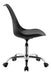 Vonne Black Tulip Office Chair with Wheels - Synthetic Leather 3