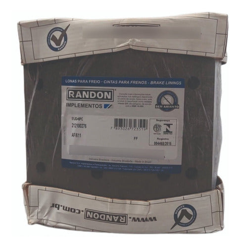 Randon Original CA33X Brake Lining - First Size 2