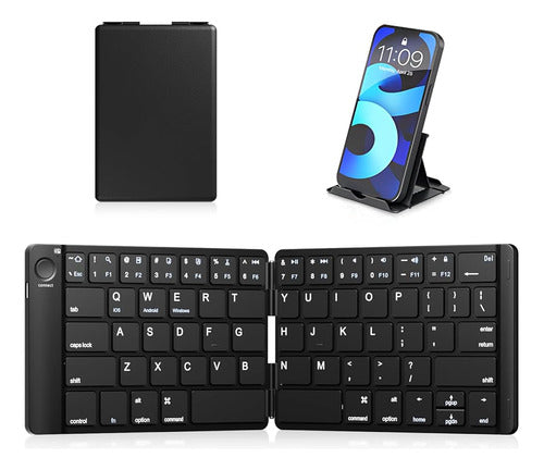 Teclado Bluetooth Plegable Omoton, Teclado Plegable Inalámbr 0