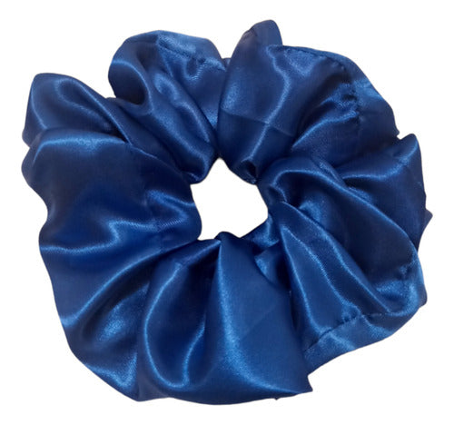 Luxe Satin Solid Color Scrunchies 11