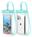 Waterproof Cellphone Protective Submersible Case - Light Blue 0