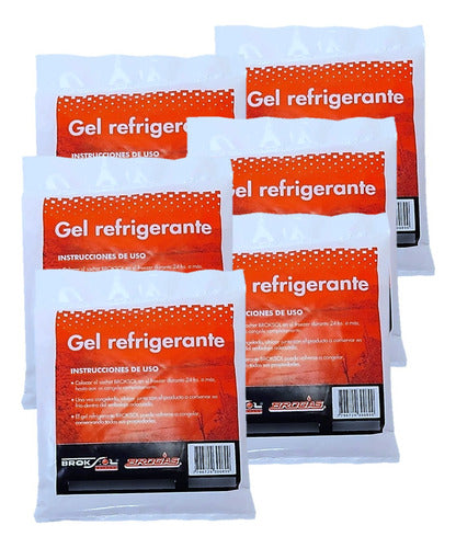 Broksol Gel Refrigerante Congelante Sachet 300grs X 6 Unidades 0